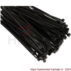 Konvox bundelbandje zwart 2.5x100 mm pak 200 stuks - H50200692 - afbeelding 2