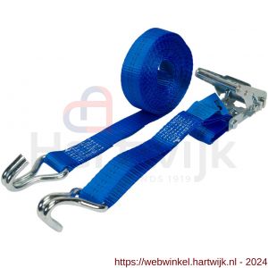 Konvox spanband 35 mm ratel 917 haak 1004 6 m LC 1000/2000 daN blauw - H50200897 - afbeelding 3