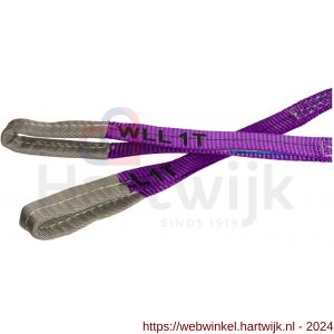 Konvox hijsband met lussen violet 1 ton 1 m - H50200922 - afbeelding 2