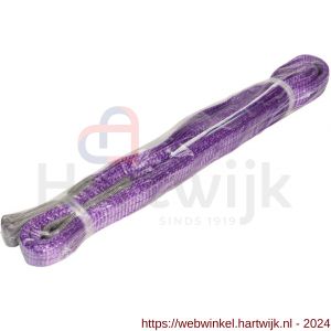 Konvox hijsband met lussen violet 1 ton 3 m - H50200925 - afbeelding 1