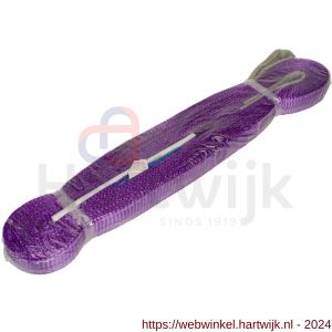 Konvox hijsband met lussen violet 1 ton 5 m - H50200927 - afbeelding 1