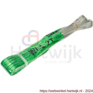 Konvox hijsband met lussen groen 2 ton 1 m - H50200929 - afbeelding 1