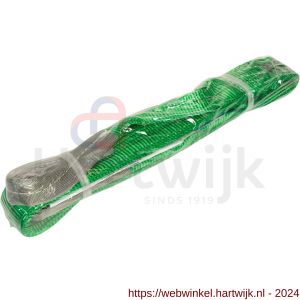 Konvox hijsband met lussen groen 2 ton 2 m - H50200931 - afbeelding 2