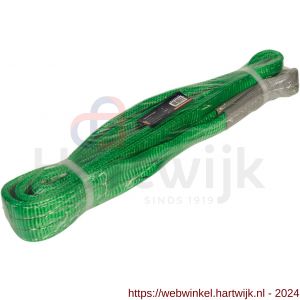 Konvox hijsband met lussen groen 2 ton 3 m - H50200932 - afbeelding 1
