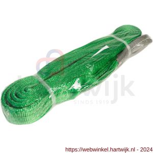 Konvox hijsband met lussen groen 2 ton 6 m - H50200935 - afbeelding 1
