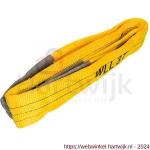 Konvox hijsband met lussen geel 3 ton 2 m - H50200937 - afbeelding 1