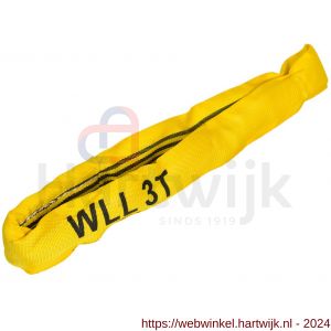 Konvox rondstrop geel 3 ton omtrek 1 m lengte 0.5 m - H50200955 - afbeelding 1