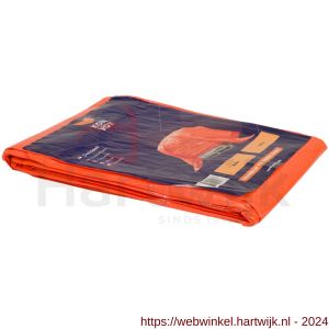 Konvox dekkleed Eco 100 g/m2 oranje 4x6 m - H50200717 - afbeelding 1