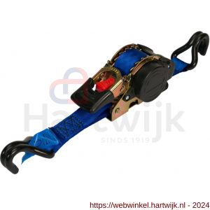 Konvox zelfoprolende spanband 25 mm x 3 m blauw - H50200877 - afbeelding 3