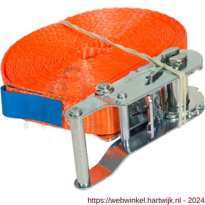 Konvox spanband Professioneel 25 mm ratel 909 7 m LC 1500 daN oranje - H50200908 - afbeelding 1