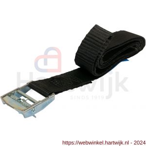 Konvox spanband 25 mm klemgesp 804 LC 250 daN 25 mm 1 m zwart - H50200902 - afbeelding 4