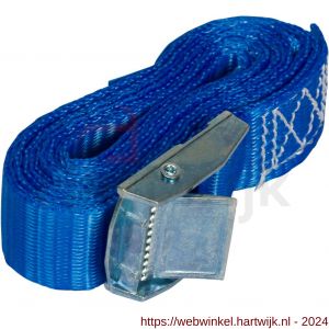 Konvox spanband 25 mm klemgesp 804 LC 250 daN 25 mm 2 m blauw - H50200903 - afbeelding 1