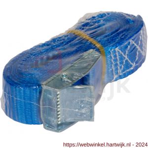 Konvox spanband 25 mm klemgesp 804 LC 250 daN 25 mm 2 m blauw - H50200903 - afbeelding 2