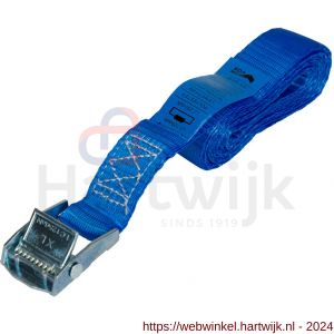 Konvox spanband 25 mm klemgesp 804 LC 250 daN 25 mm 2 m blauw - H50200903 - afbeelding 3