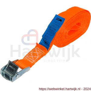 Konvox spanband 25 mm klemgesp 804 LC 250 daN 25 mm 4 m oranje - H50200905 - afbeelding 3