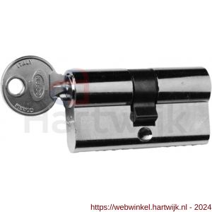 Nemef dubbele Europrofielcilinder 811/7 3 sleutels per 3 stuks gelijksluitend - H19500052 - afbeelding 1