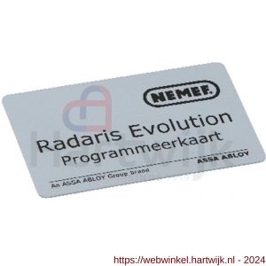 Nemef programmeerkaart 7315/06 Normal en Toggle function Radaris Evolution - H19502347 - afbeelding 1