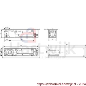 Assa Abloy Cam-Motion vloerveer EN 3-6 DC475AC-L---NHO - H19502303 - afbeelding 2