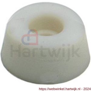 Dulimex DX CBR 10 WE closetbuffer DX diameter 20x10 mm rubber wit - H30203972 - afbeelding 1