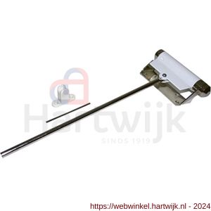 Dulimex DX DV P 200-01 deursluiter variabel instelbare zwaarte 1-2 met borgstift en pen staal wit gelakt - H30203749 - afbeelding 1