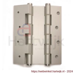 Justor DVDM 120 SE deurveerscharnier 120 mm dubbel muur montage zilver - H30204177 - afbeelding 1