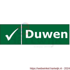 Briton STICKER NL sticker NL Duwen voor anti-paniekstangen en -balken groen - H30202416 - afbeelding 1