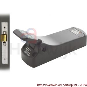 Dulimex DX PO 306 EB SE anti-paniekpushpad 306 SE enkele deur 1-puntssluiting met insteek anti-paniekslot doornmaat 56,9 mm PC-maat 47,5 mm zilvergrijs - H30202461 - afbeelding 1