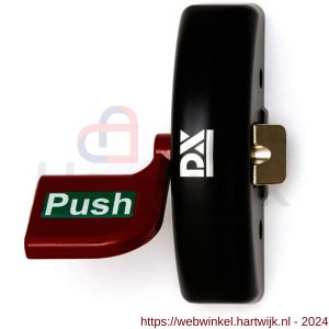 Dulimex DX PO 501P EB RZ anti-paniekpushpad DX 501P enkele deur 1-puntssluiting zijsluitend rood-zwart - H30202466 - afbeelding 1
