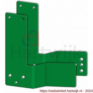 GFS M 371 GFS EH-Exit control montage hulpstuk voor paniekstangen verzet 30 mm DIN rechtse deuren groen - H30202447 - afbeelding 1