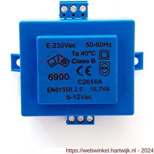 Dulimex DX ESP TRANS transformator input 220-230 V output 12 V wisselstroom 1,5 A - H30204049 - afbeelding 1