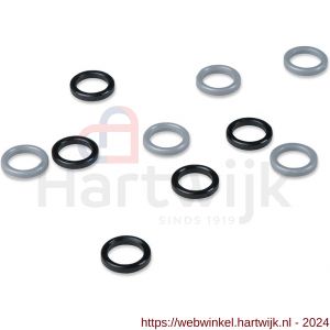 Dulimex DX HPL R SE 14MM nylon ring grijs voor paumelle scharnier 14 mm - H30201848 - afbeelding 1
