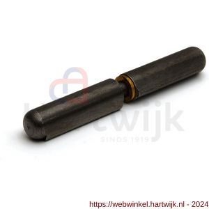 IBFM Dulimex DX HPL WR 0 140 aanlaspaumelle stalen pen en messing ring 140x16 mm blank staal - H30201828 - afbeelding 1