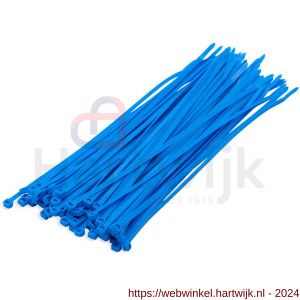 Dulimex DX 84100-25 kabelbundelband nylon 6.6 blauw 2,5x100 mm - H30200102 - afbeelding 1