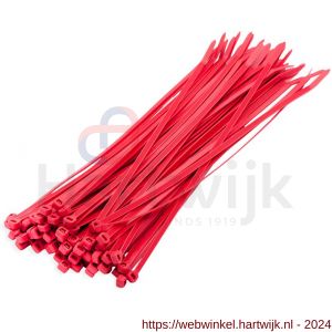 Dulimex DX 85300-48 kabelbundelband nylon 6.6 rood 4,8x300 mm - H30200111 - afbeelding 1