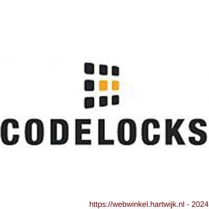 Codelocks KNSV-7025 PVD elektronisch codeslot Heavy duty krukbediening met insteek slot dubbele cilinder vrije toegang 80 gebruikerscodes 10 eenmalige gebruikerscodes 200.000 operaties links en rechts PVD weerbestendig sleutel - H30204897 - afbeelding 2