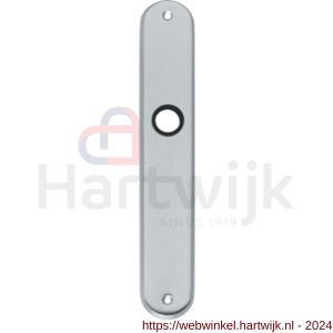 Intersteel 2530 langschild ovaal sleutelgat 56 mm chroom mat - H26003224 - afbeelding 1