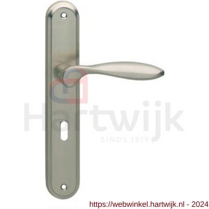 Intersteel Living 1695 deurkruk George op langschild sleutelgat 56 mm nikkel mat - H26005119 - afbeelding 1