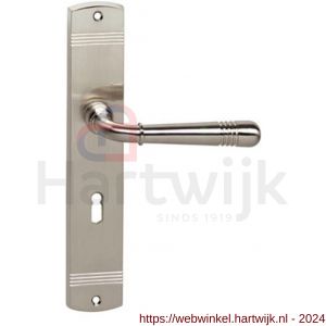 Intersteel Living 1705 deurkruk Emily op langschild met sleutelgat 56 mm nikkel mat - H26009103 - afbeelding 1