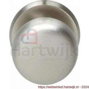 Intersteel Living 3930 voordeurknop zwaar diameter 80/75 mm nikkel mat - H26007418 - afbeelding 1