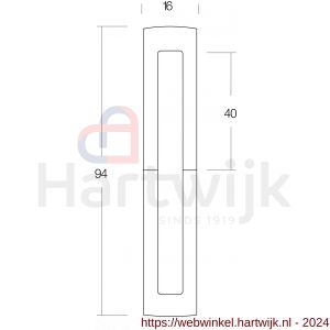 Intersteel Living 4540 sierhuls stomp 40/40 mm nikkel mat - H26000020 - afbeelding 2