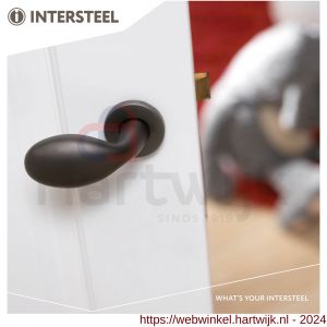 Intersteel Living 0263 knopkruk Druppel op rozet mat zwart - H26001958 - afbeelding 3