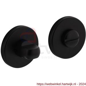 Intersteel Living 3174 WC-sluiting 8 mm kunststof verdekt diameter 50x7 mm zwart - H26009932 - afbeelding 1