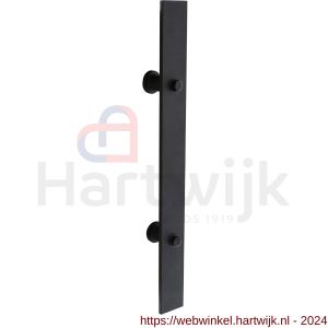 Intersteel Living 4501 deurgreep plat 400 mm x 40 mm voor schuifdeur mat zwart - H26007751 - afbeelding 1