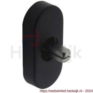 Intersteel 6050 basisplaat voor raamkruk hals diameter 18 mm mat zwart - H26003773 - afbeelding 1