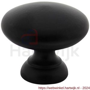 Intersteel Living 8478 meubelknop paddenstoel diameter 32 mm zwart - H26009216 - afbeelding 1