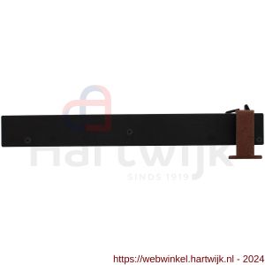 Intersteel Living 4501 sluitvertrager wandmontage voor schuifdeursysteem aanslaghaak antiek finish - H26008369 - afbeelding 1