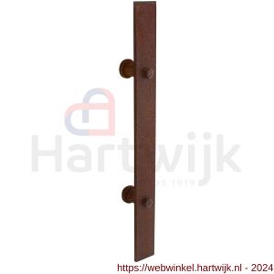 Intersteel Living 4501 deurgreep plat 400 mm x 40 mm voor schuifdeur antiek finish - H26007749 - afbeelding 1