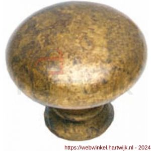 Intersteel Living 8478 meubelknop paddenstoel diameter 32 mm antiek - H26007854 - afbeelding 1