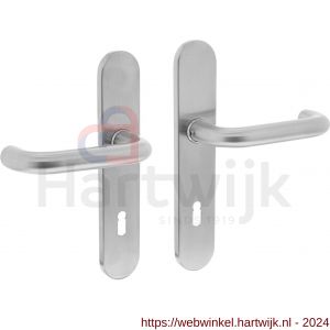 Intersteel Essentials 0576 deurkruk Rond diameter 19 mm verdekt sleutelgat 72 mm RVS - H26001939 - afbeelding 1