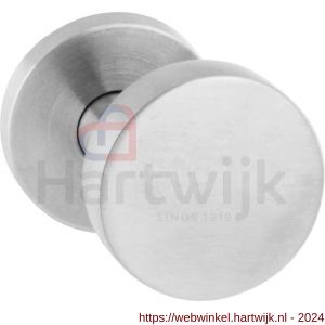 Intersteel Living 2186 knop 218630 rond verkropt vast op diameter 55 mm rozet staal 7 mm nok met stift M10/89 RVS (EN1916/4) - H26005845 - afbeelding 1